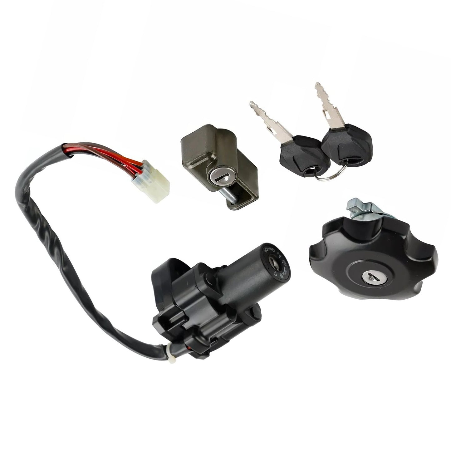 {{ Ignition & Fuel Cap Seat Lock Set Suitable for Suzuki DR650 DR650SE 1996–2022 }} - Buy Car Parts Online at {{ Kaka Auto Parts }}.