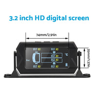 Tyre Pressure Monitoring System with 6 Wheel Sensors Suitable For Caravan, Truck, Trailer & Solar Vehicles