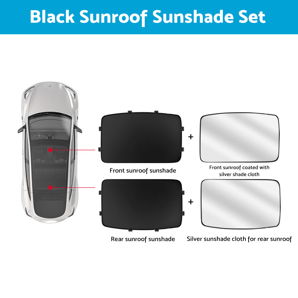 Glass Sunroof Shade Mesh Suitable For Tesla Model Y Sunroof Window UV Protection
