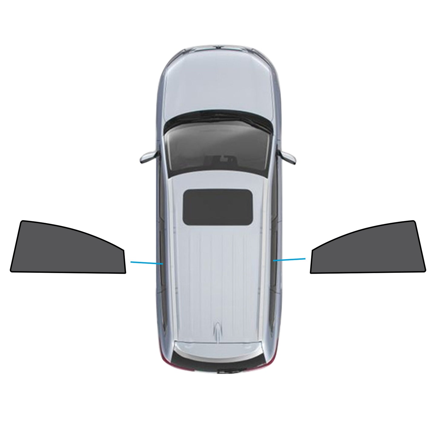 {{ 2x Car Rear Window Shades Suitable for Mazda 6 Liftback 2nd Gen GH 2007-2012 }} - Buy Car Parts Online at {{ Kaka Auto Parts }}.