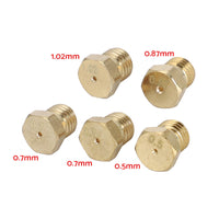 LPG Gas Jet Set Burner Gas Hob LPG Conversion Kit Jets Nozzles Propane Injectors