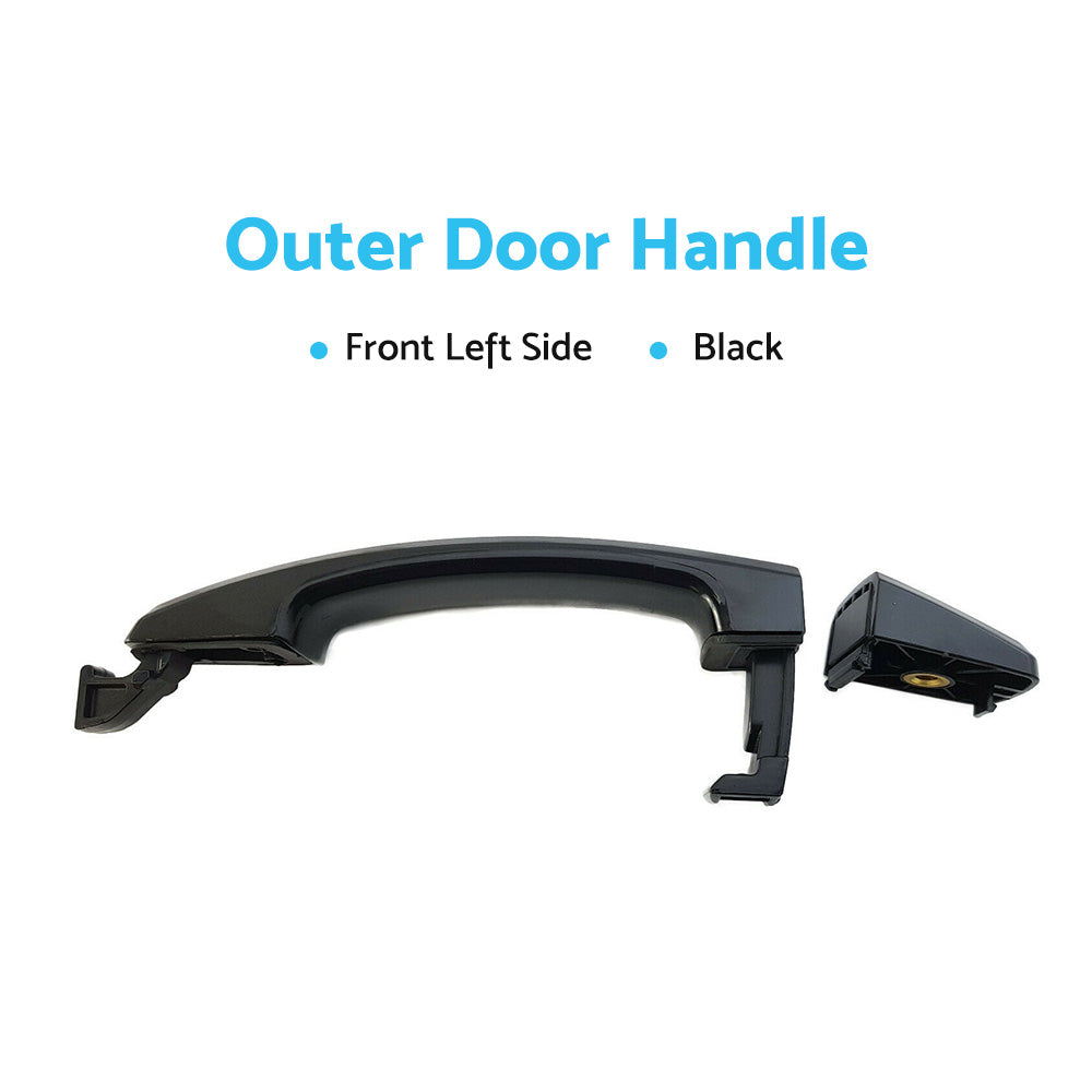 Front Left LH Outer Door Handle Black Suitable For Holden Captiva 2006-2018