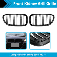 {{ Bumper Bar Grill Grille Bodykit Suitable For BMW 5 Series F10 F11 Gloss Black }} - Buy Car Parts Online at {{ Kaka Auto Parts }}.