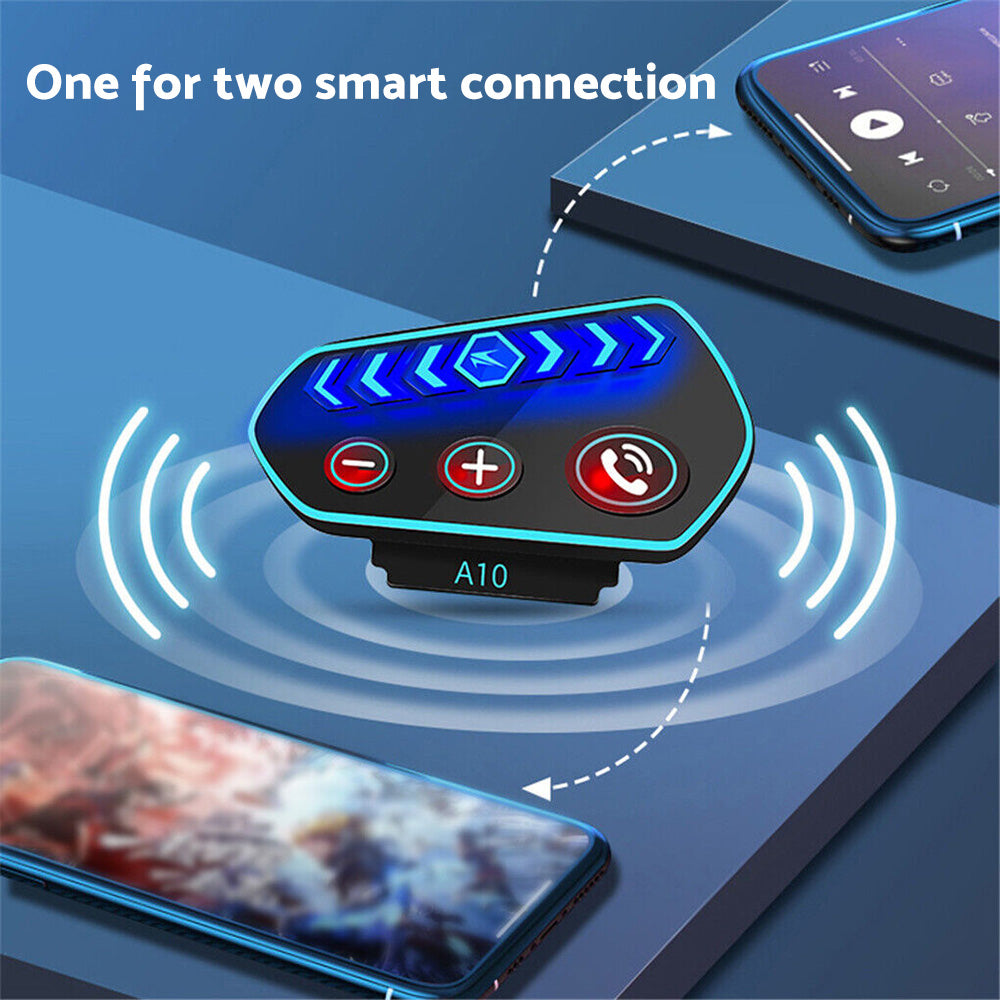 Bluetooth-5. 0 Wireless Motorcycle Helmet Headset Intercom Motorbike Headphone