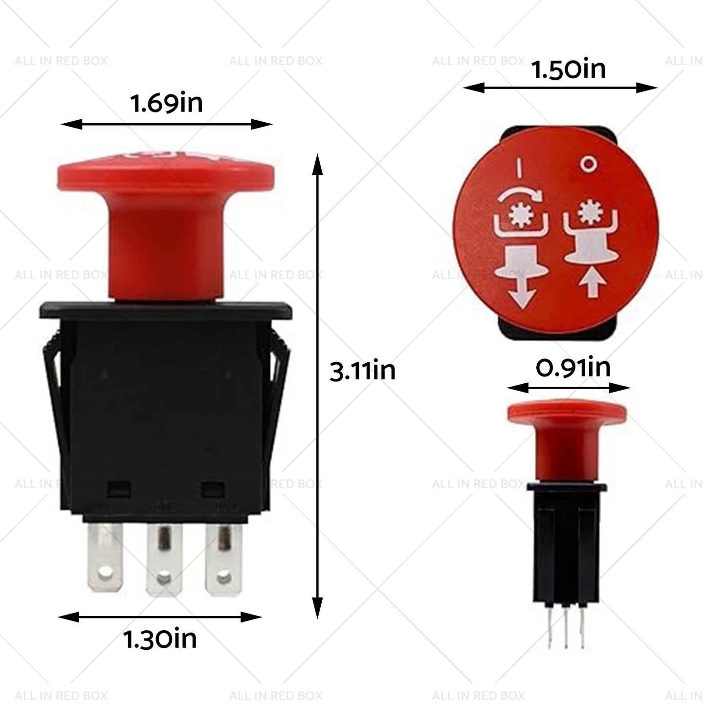 {{ PTO Switch Suitable for Selected Husqvarna  and  Craftsman Ride on Mowers }} - Buy Car Parts Online at {{ Kaka Auto Parts }}.
