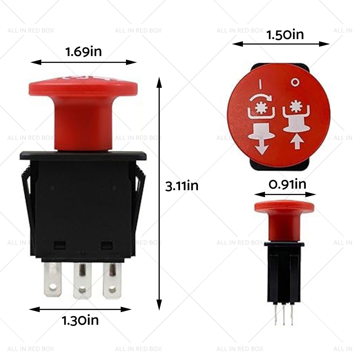 {{ PTO Switch Suitable for Selected Husqvarna  and  Craftsman Ride on Mowers }} - Buy Car Parts Online at {{ Kaka Auto Parts }}.
