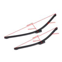 Front Windscreen Wiper Blades Pair 18 Inch & 22 Inch Suitable For Holden Colorado RG 2012-2019