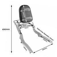 {{ Backrest Sissy Bar Luggage Rack Suitable for Yamaha V-Star 650 Custom XVS650 }} - Buy Car Parts Online at {{ Kaka Auto Parts }}.