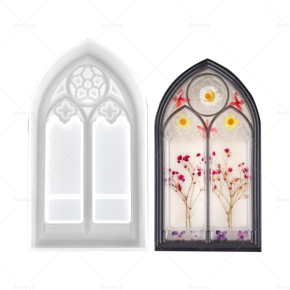 {{ Epoxy Resin Mold Church Window Silicone Dish Trinket Tray Jewelry Container }} - Buy Car Parts Online at {{ Kaka Auto Parts }}.
