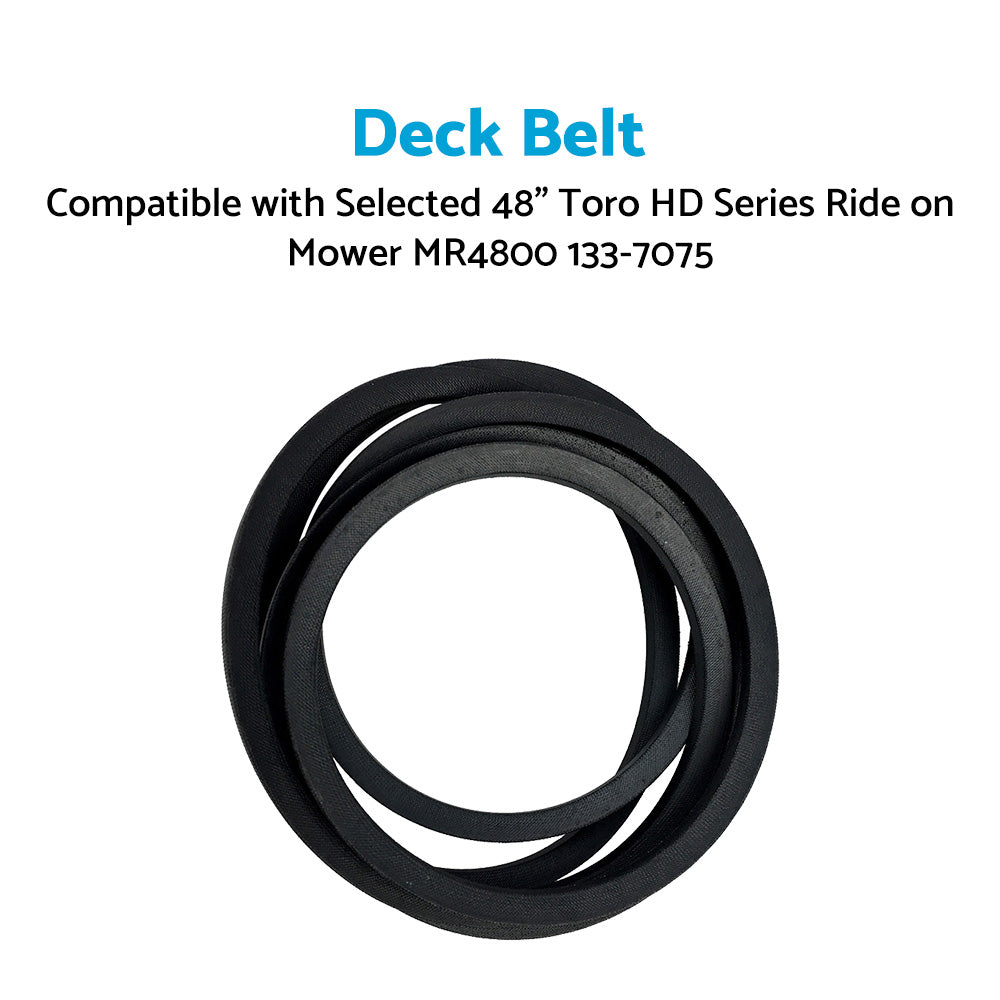 {{ Deck Belt Suitable For Selected 48 inch  Toro HD Series Ride on Mower MR4800 133-7075 }} - Buy Car Parts Online at {{ Kaka Auto Parts }}.