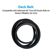 {{ Deck Belt Suitable For Selected 48 inch  Toro HD Series Ride on Mower MR4800 133-7075 }} - Buy Car Parts Online at {{ Kaka Auto Parts }}.