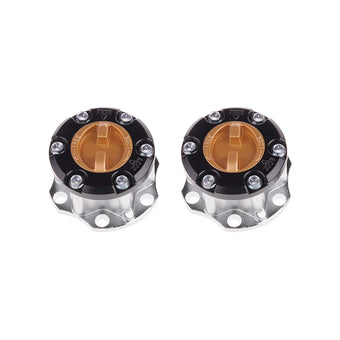 compare product 2x Free Wheeling Hubs Suitable For Toyota Landcruiser 76 78 79 105 Series 98-17