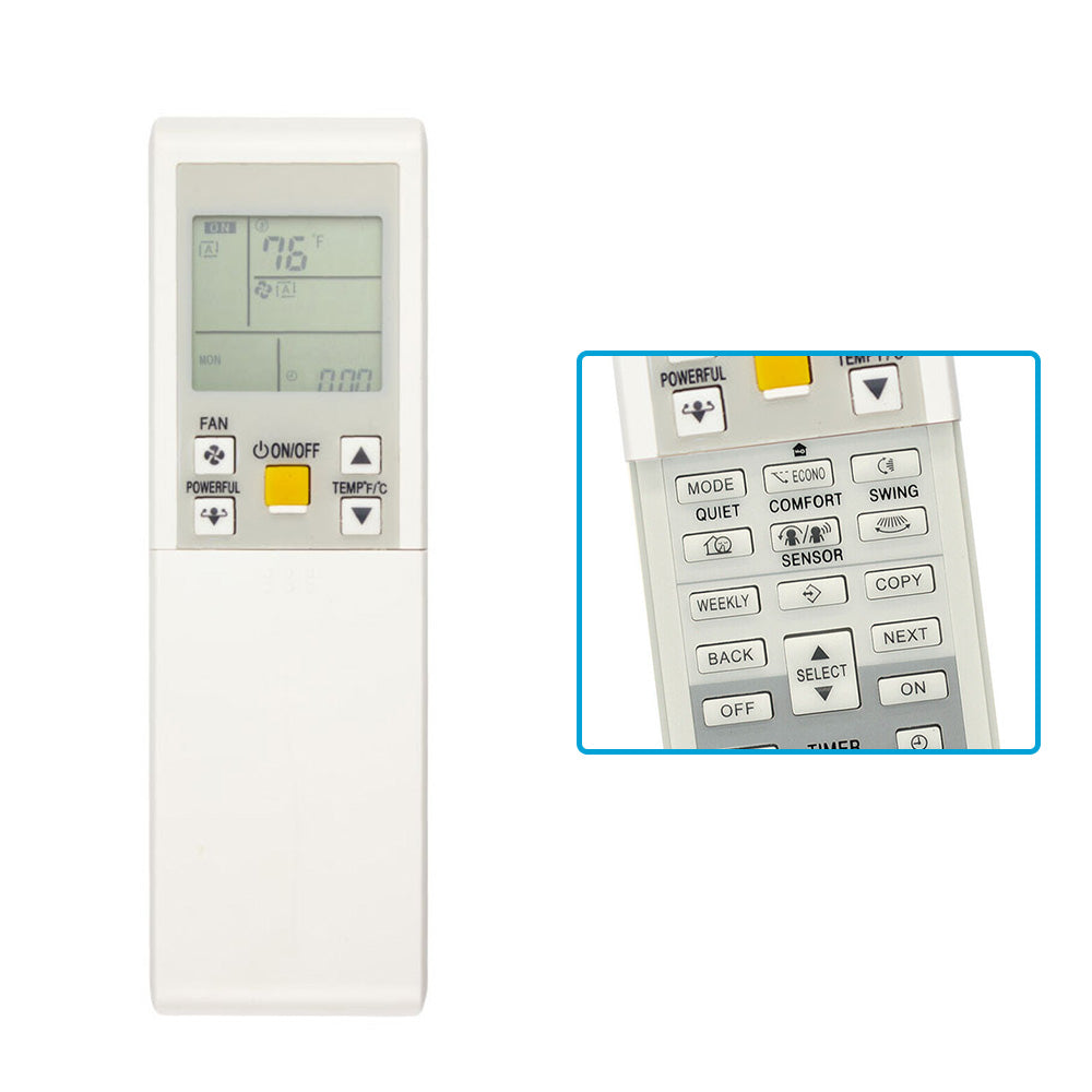 {{ Air Conditioner Remote Control Replacement Suitable for Daikin Model ARC452A4 }} - Buy Car Parts Online at {{ Kaka Auto Parts }}.