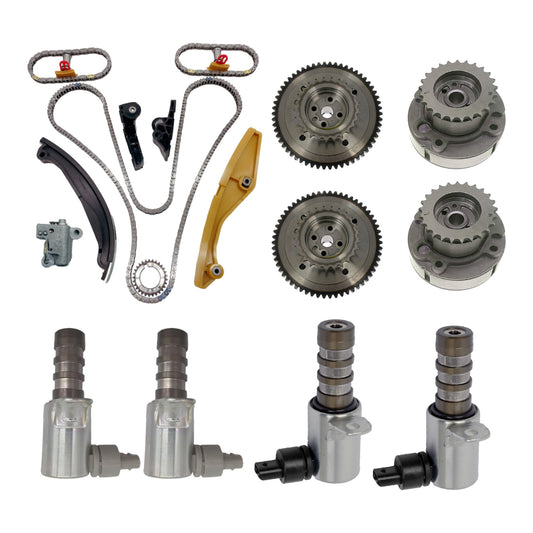 Timing Chain Kit with VVT Cam Phaser Suitable For Ford F-150 Lincoln MKX Taurus 3.5L 3.7L