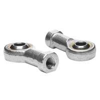 10x Zinc 6mm Female Spherical Plain Rose Joint Bearings Suitable For Left-Hand Threaded Applications