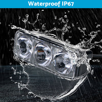 2x Super Bright 3-LED Daytime Running Lights (DRL) White Suitable For Universal Vehicles