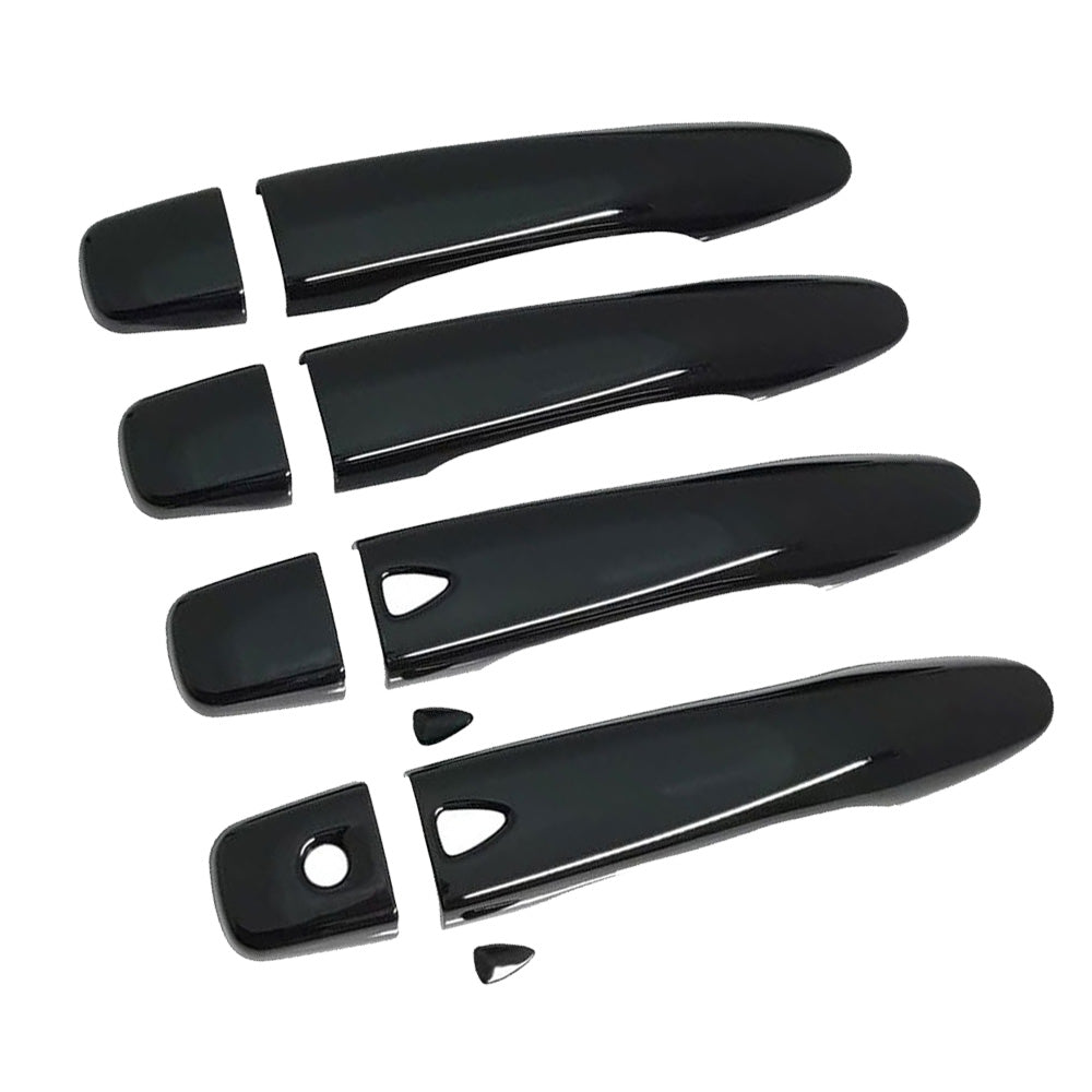 4x Black Door Handle Covers Suitable For Nissan Navara NP300 D23 2015-Onwards