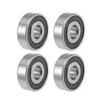 4x 6202-16-2RS Ball Bearings 16x35x11mm Double Sealed Chrome Steel Suitable For Various Applications