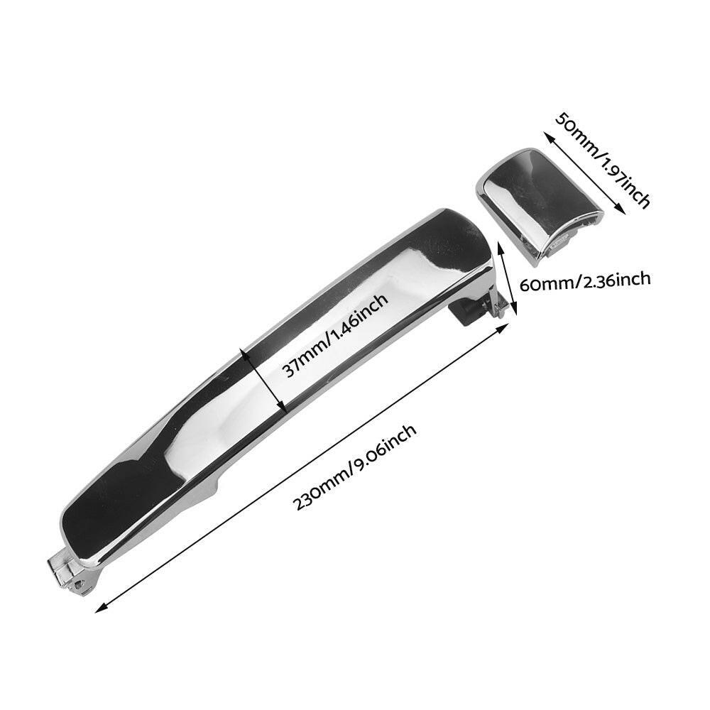 Rear LH Left or RH Right Outer Door Handle Chrome Suitable For Nissan X-Trail T31 2007-2013