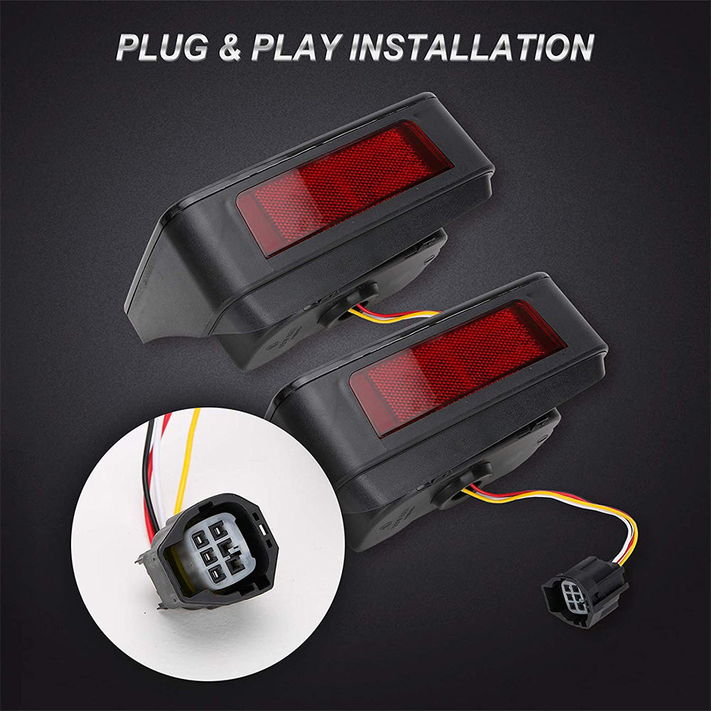 Smoked Black LED Tail Lights Rear Lamp Suitable For Jeep Wrangler JK 2007-2017