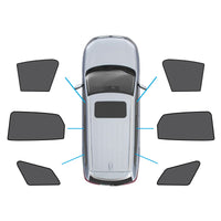 {{ Polyester 6x Window Magnetic Mesh Sunshades Suitable for Kia Sportage 2021-2024 }} - Buy Car Parts Online at {{ Kaka Auto Parts }}.