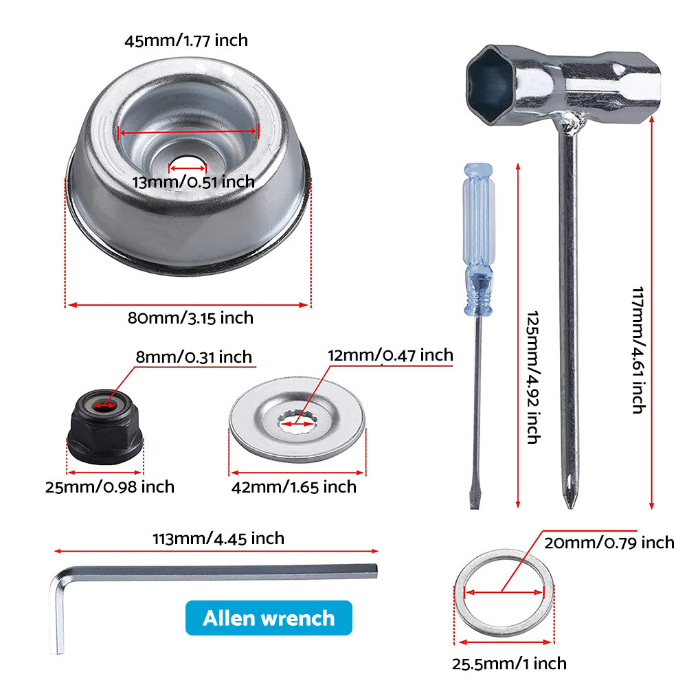 Suitable For Stihl Lawnmower Blade Adapter Kit String Trimmer Brush Cutter Part