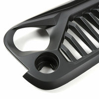 Black Front Gladiator Grille Vander Grill Suitable For Jeep Wrangler JK Unlimited 2007-2018