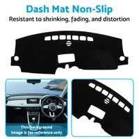 {{ Non-Slip Dash Mat Dashboard Cover Suitable For Audi A1 2012-2018 Polyester Black }} - Buy Car Parts Online at {{ Kaka Auto Parts }}.