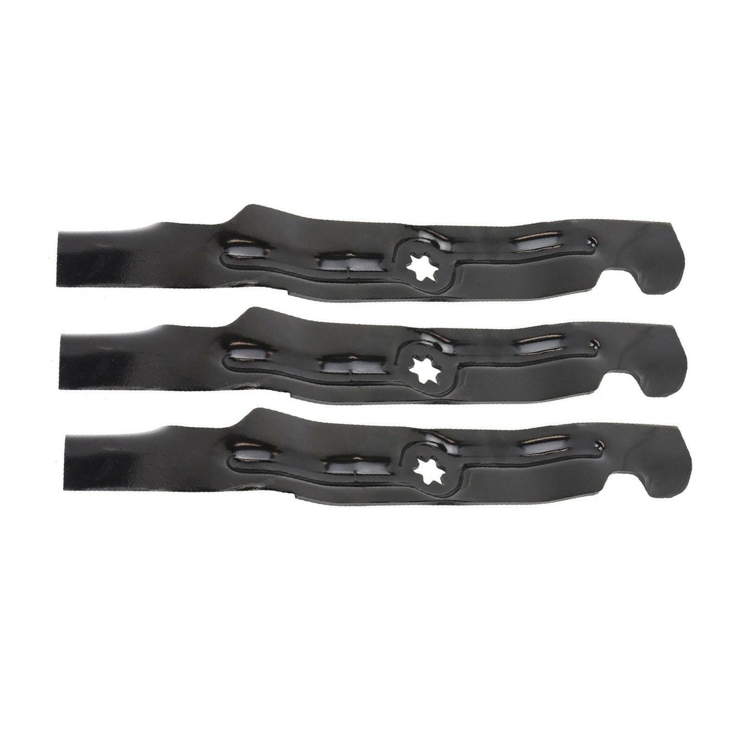 3x Blades Suitable For 50 Inch Cub Cadet MTD Ride On Mower 742-04053 942-04053B