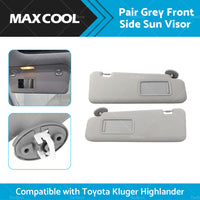 {{ Left  Right Sun Visor Suitable For Toyota Kluger Highlander 2008-2013 W or  Light }} - Buy Car Parts Online at {{ Kaka Auto Parts }}.