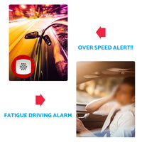 GPS Head Up Display Speedometer Odometer Digital Speed MPH with Over Speeding Alarm