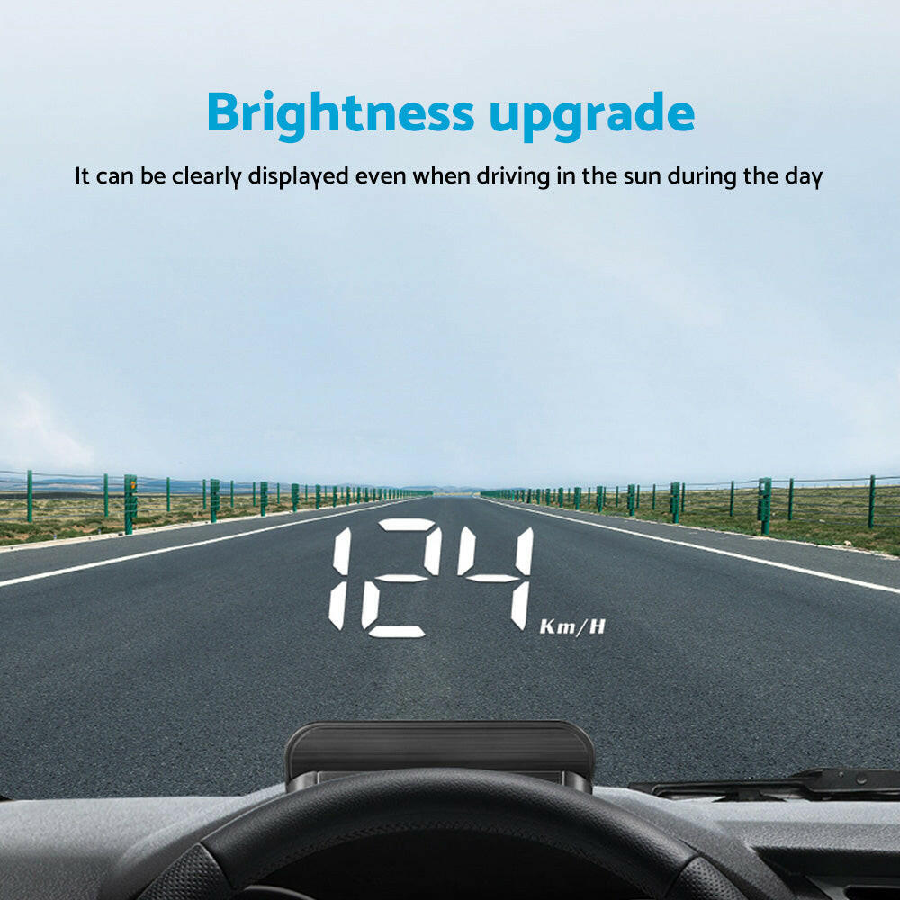 Universal Car Head Up Display GPS Speedometer Digital Speed Warning OBD2