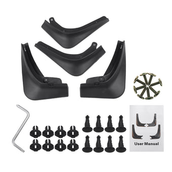 compare product 4x Front & Rear Car Mud Flaps Splash Mudguards Suitable For Tesla Model 3 2016-2021