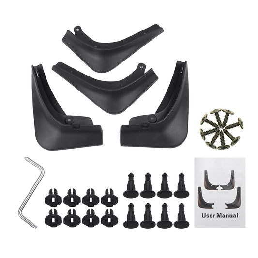{{ 4X Front Rear Car Mud Flaps Splash Mudguards Fit for Tesla Model 3 2016-2021 }} - Buy Car Parts Online at {{ Kaka Auto Parts }}.