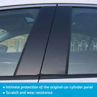 {{ 6x Black Pillar Post Cover Trims Suitable for Infiniti G35 G37 Sedan 02-13 }} - Buy Car Parts Online at {{ Kaka Auto Parts }}.