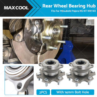 compare product 2x Rear Wheel Bearing Hub Fit For Mitsubishi Pajero NS NT NW NX 14mm Bolt Hole