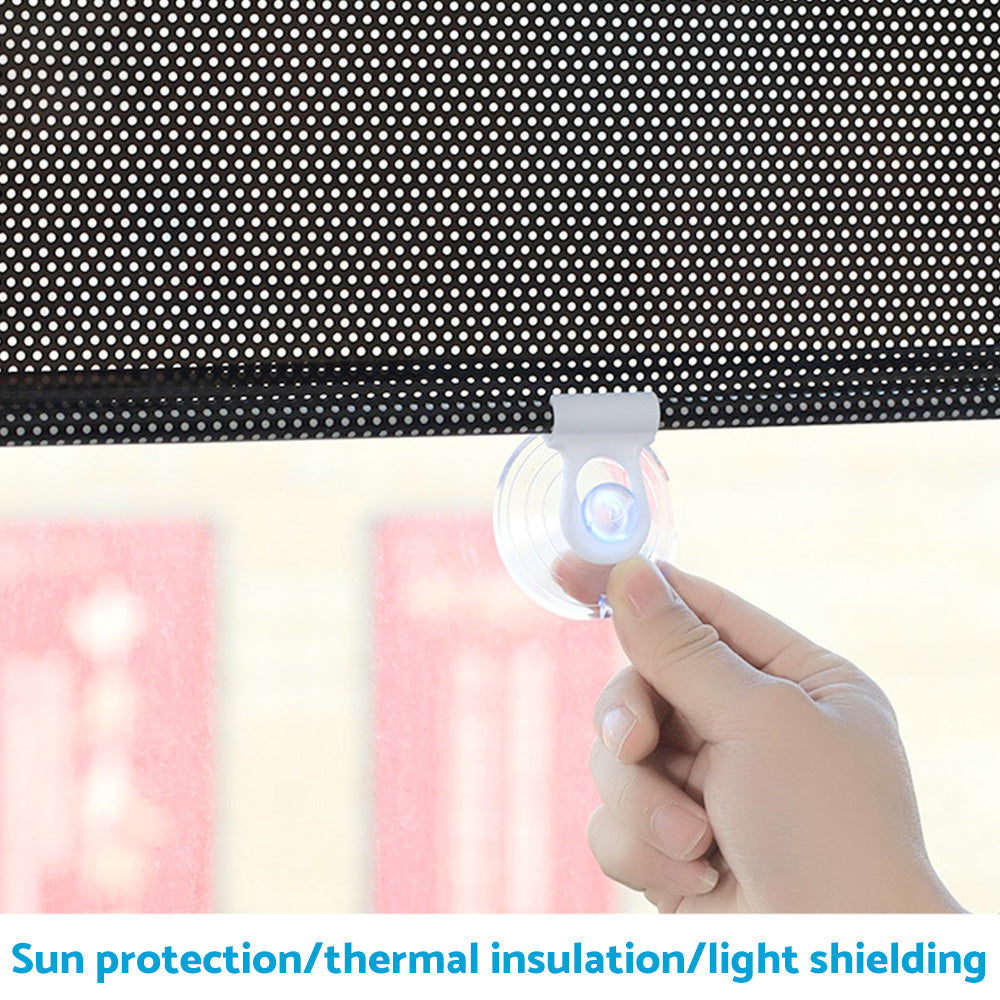 Retractable Front & Rear Windshield Sun Shade Window Visor Folding UV Block Suitable For Car