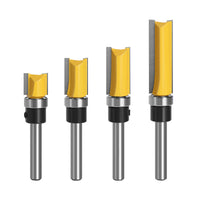 {{ 4pcs 1 4 Shank Top Bearing Flush Trim Pattern Router Bit Set Milling Cutter Kit }} - Buy Car Parts Online at {{ Kaka Auto Parts }}.