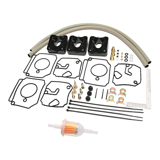 {{ 3xCarburetor Carb Rebuild Kit Suitable ForYamaha 2 Stroke 40/50HP Outboard Motor }} - Buy Car Parts Online at {{ Kaka Auto Parts }}.