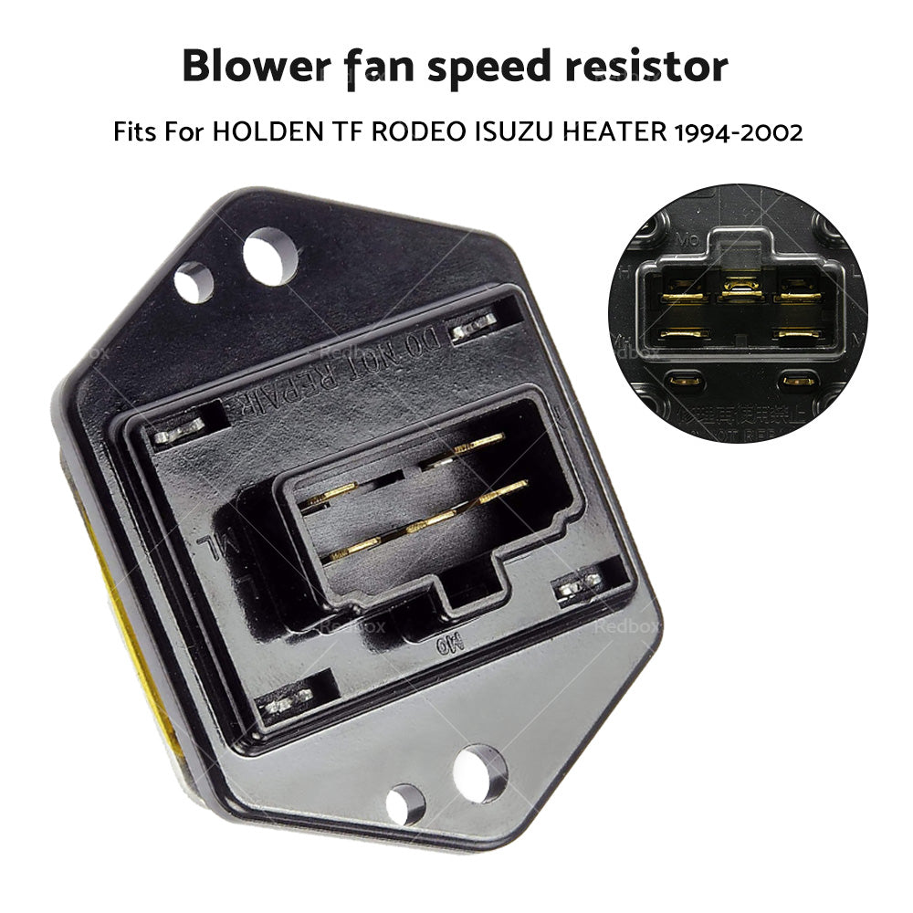{{ Blower Fan Motor Heater Fan With Resistor Fits for Holden Rodeo TF 1996 to 2002 Heater }} - Buy Car Parts Online at {{ Kaka Auto Parts }}.