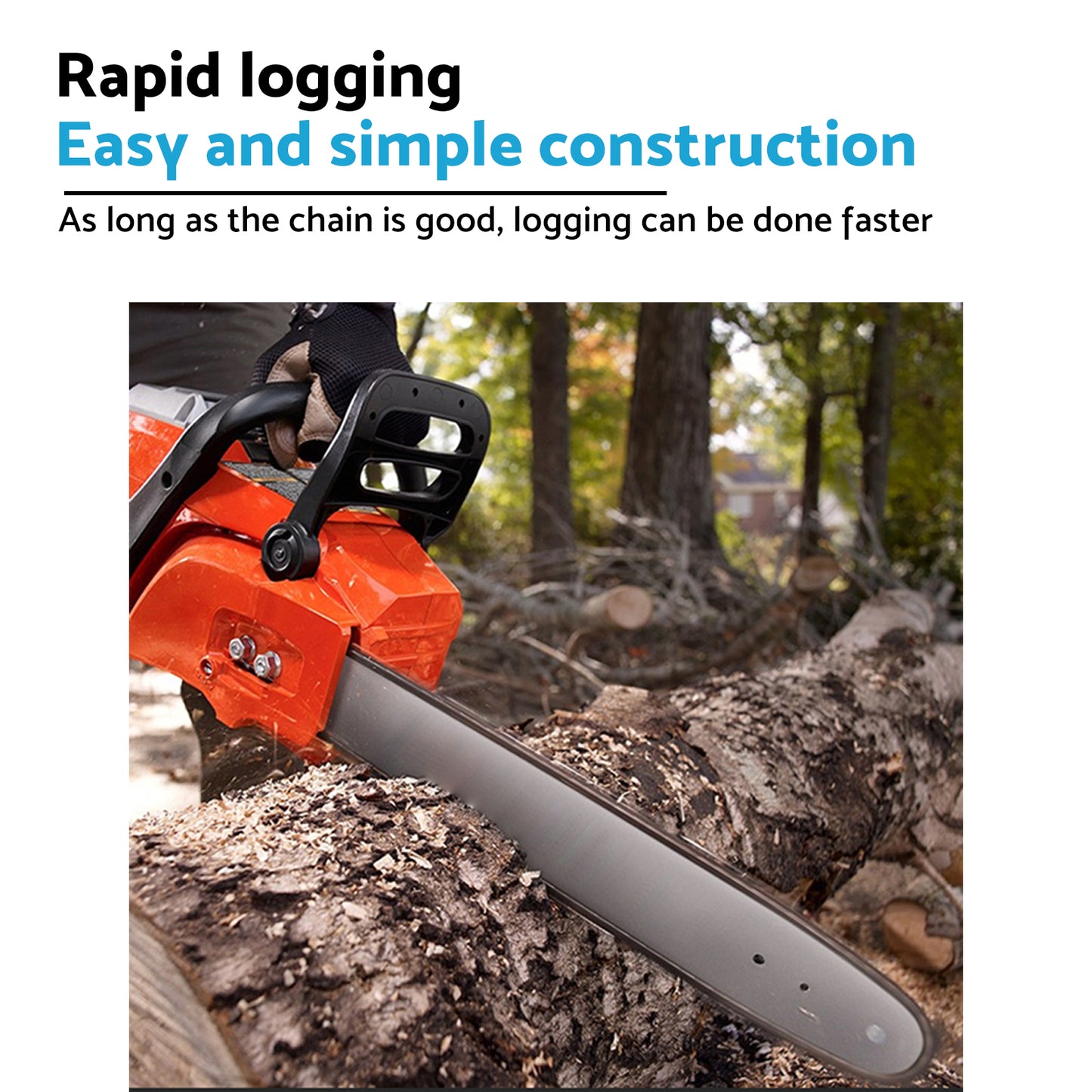 Tungsten Carbide Chain 18" Suitable for Stihl MS260 MS261 MS270 .325 .063 74DL