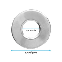 Ladder Accessories 2Pcs Stainless Steel Bumpers Escutcheon Handrail Pool Covers