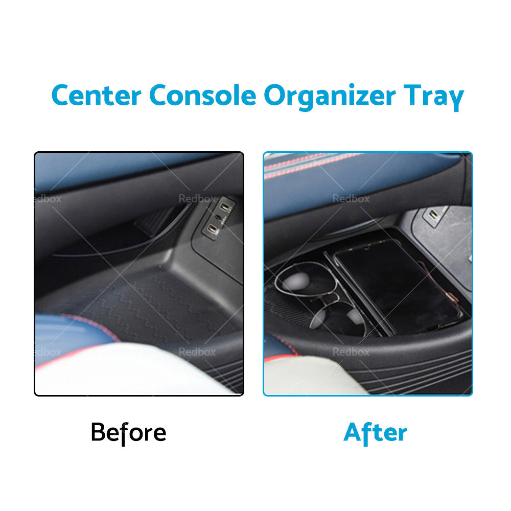{{ Center Console Organizer Tray Storage Box TPE Interior Suitable For BYD Atto 3 }} - Buy Car Parts Online at {{ Kaka Auto Parts }}.