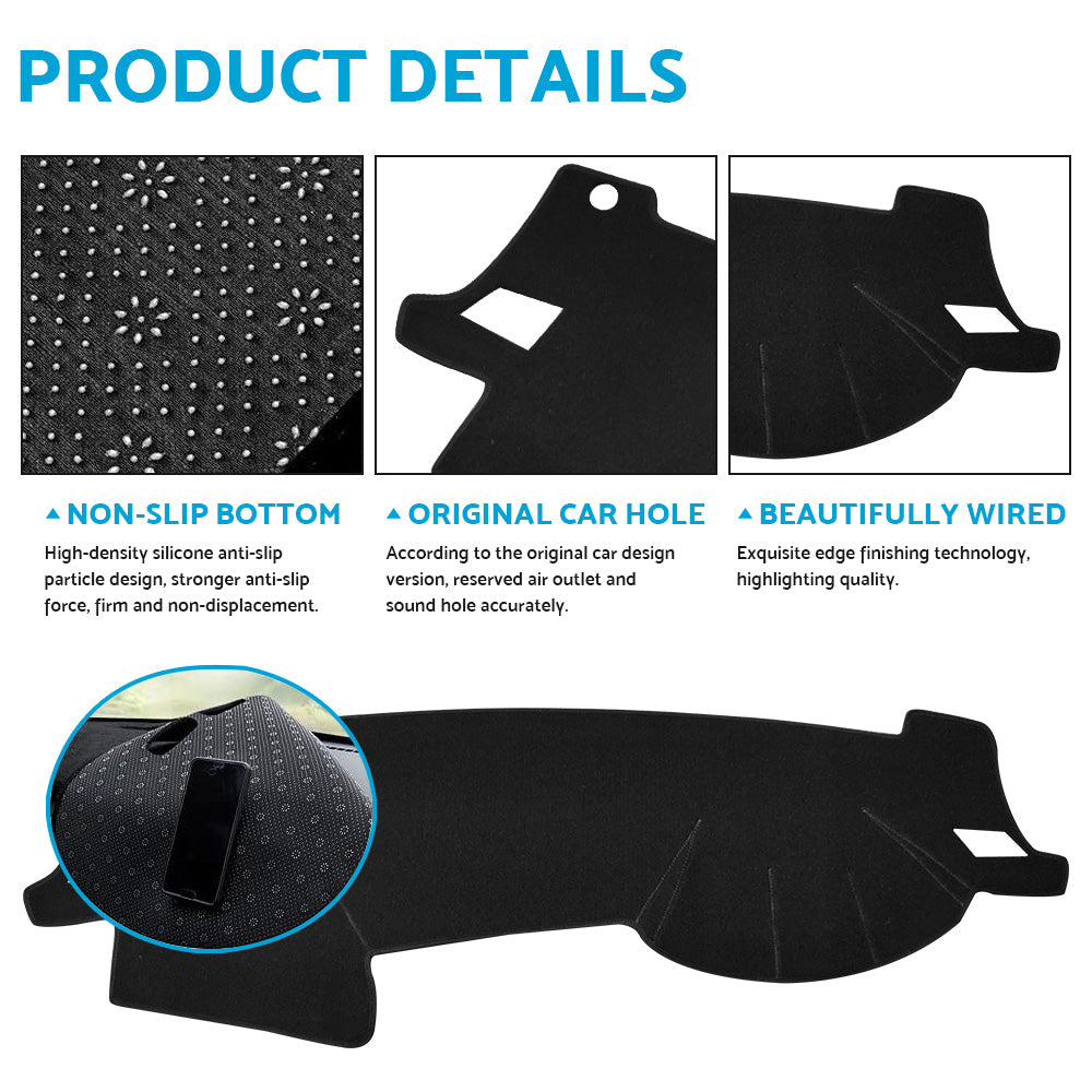 {{ Dash Mat For Subaru Liberty 2003-2009 Sedan Dashboard Cover Black Non-Slip }} - Buy Car Parts Online at {{ Kaka Auto Parts }}.