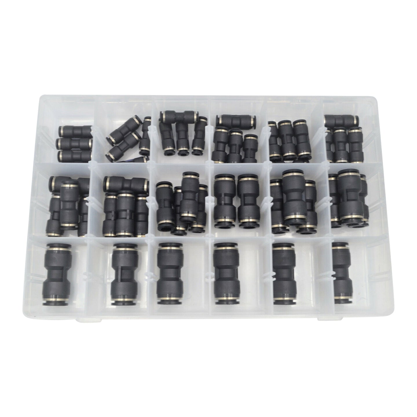 {{ 50x Imperial Pneumatic Push in Air Line Hose Quick Connect Kit Nylon Hose }} - Buy Car Parts Online at {{ Kaka Auto Parts }}.