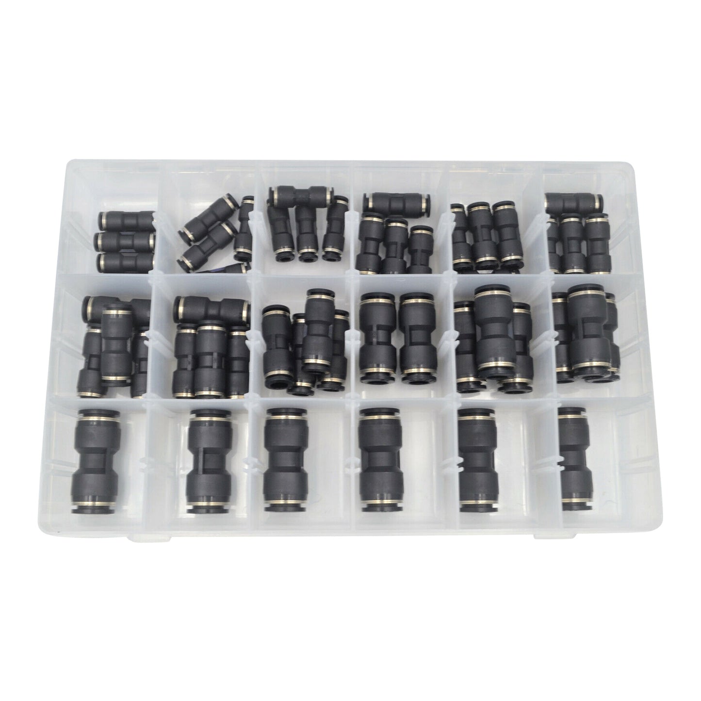 {{ 50x Imperial Pneumatic Push in Air Line Hose Quick Connect Kit Nylon Hose }} - Buy Car Parts Online at {{ Kaka Auto Parts }}.