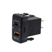 Type-C  USB Car Charger Adapter Voltmeter Suitable For Land Cruiser Prado 120