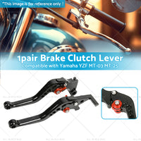 {{ Short Clutch Brake Levers CNC Suitable for Yamaha YZF R3 R25 MT03 MT25 2014-2021 }} - Buy Car Parts Online at {{ Kaka Auto Parts }}.