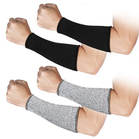 4 Pairs Cut-Resistant Arm Protection Sleeves Forearm Protectors 4 Colors Suitable For Work Safety