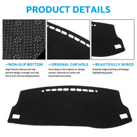 {{ Dash Mat Suitable For Toyota Corolla 2014-2018 Hatch Dashboard Cover Black }} - Buy Car Parts Online at {{ Kaka Auto Parts }}.